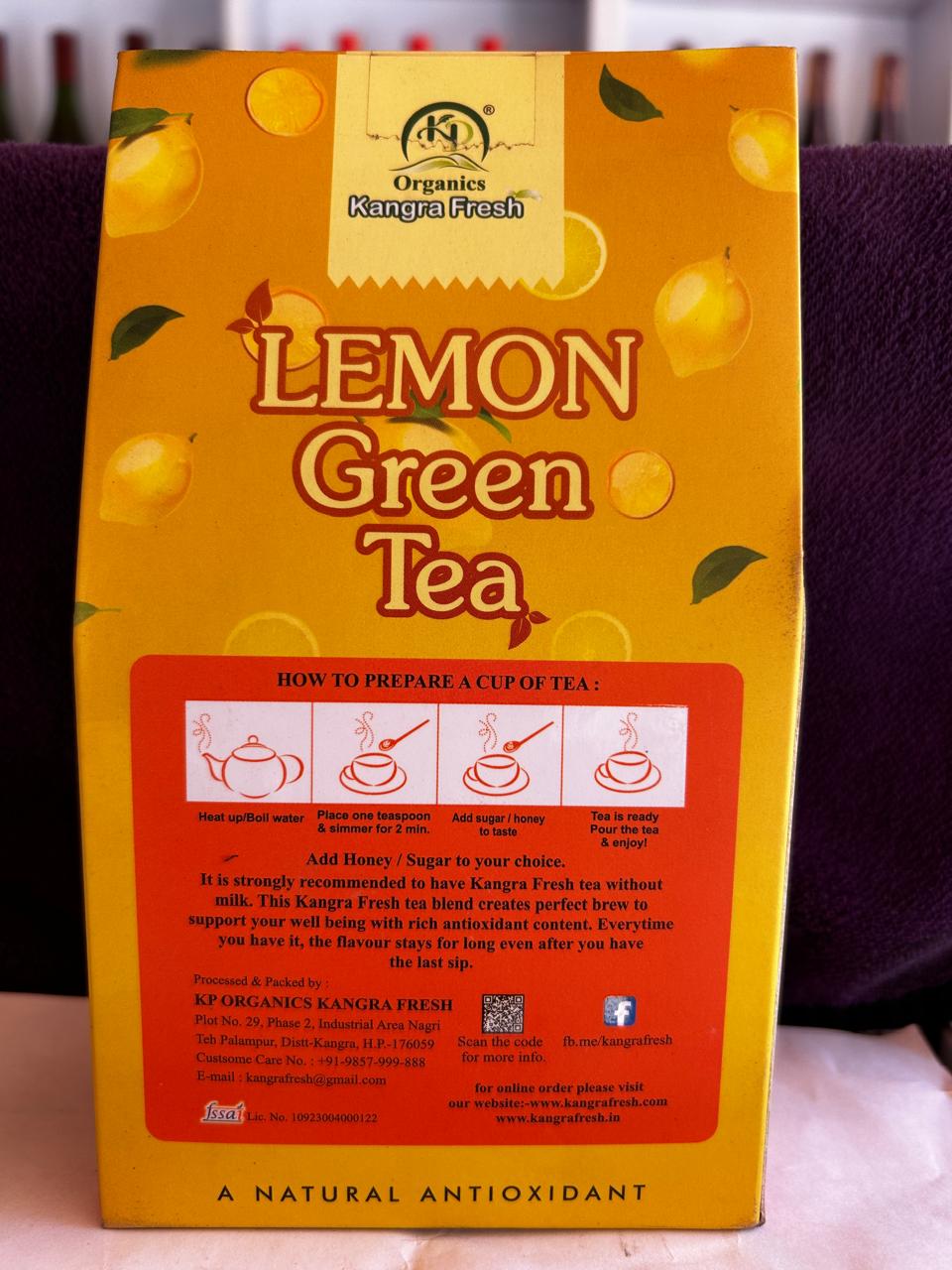 Pahari Lemon Green Tea(Leaf Form-100g)