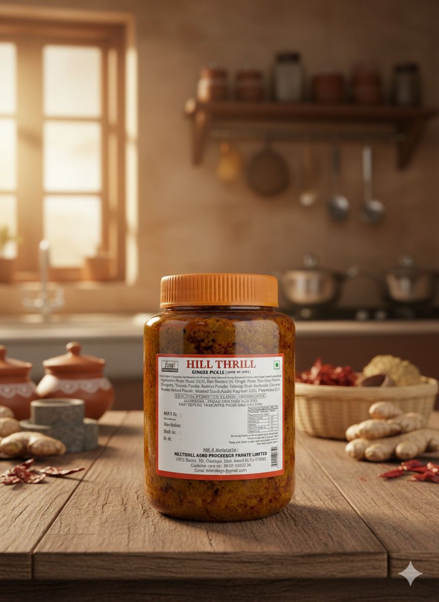 Pahari Ginger Pickle(500g)